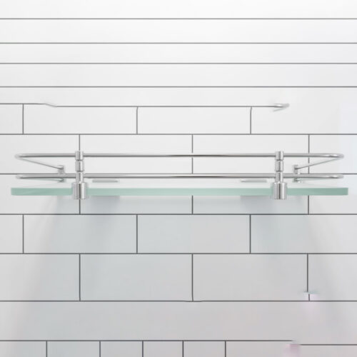 G-1203 Modern Floating Glass Shelf (6 x 12)