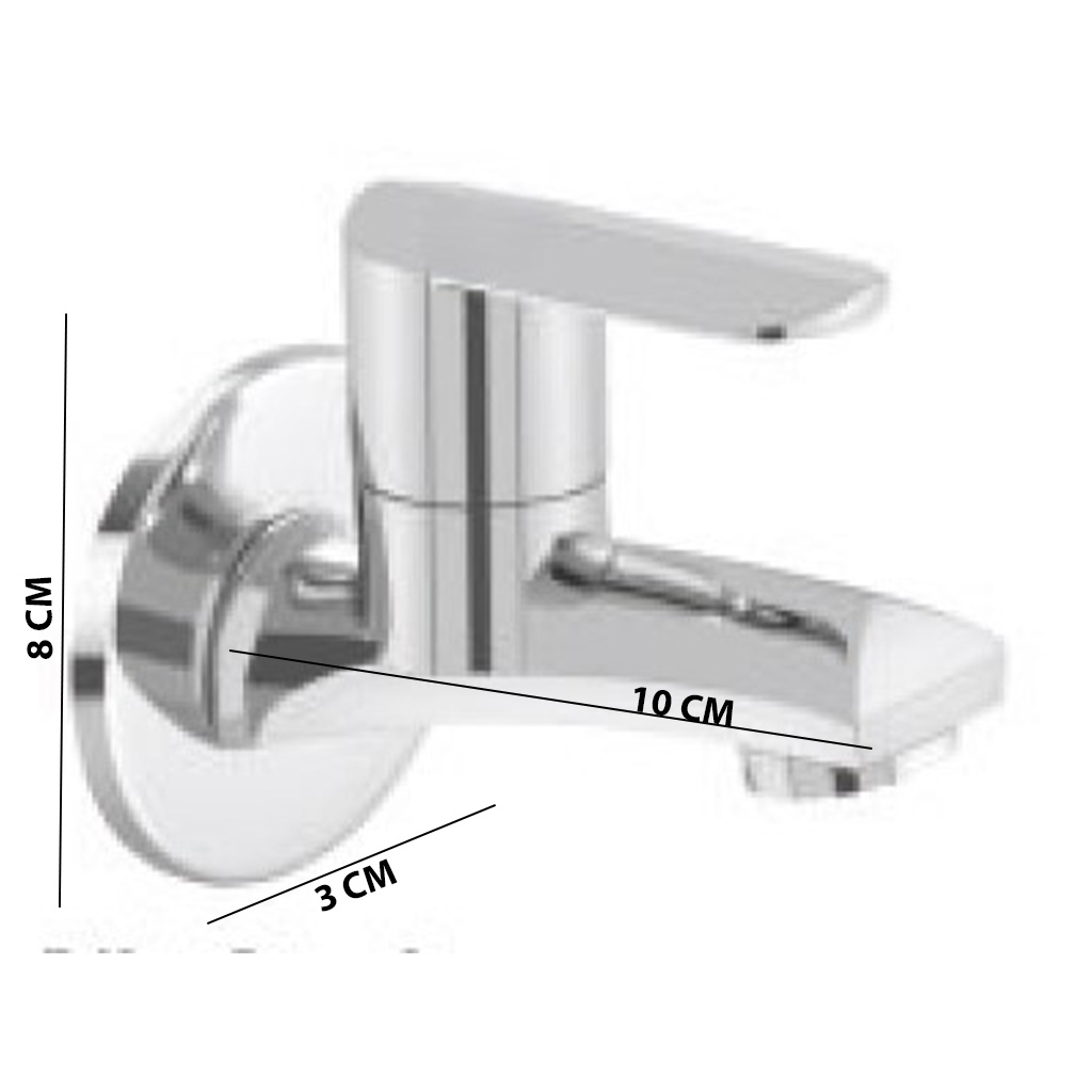 AT-01 Wall-Mounted Bib Cock Faucet,(BRASS) - Image 5