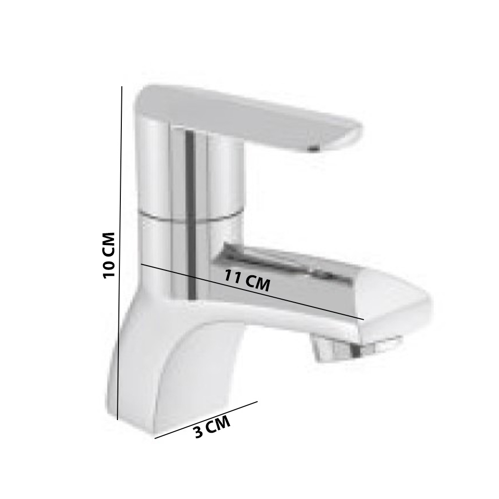AT-02 Deck Mounted Faucet,Piller Cock,(BRASS) - Image 5