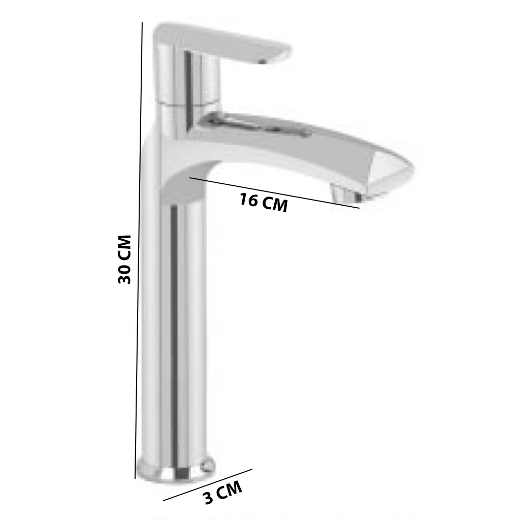 AT-10 HIGH NECK PILLER COCK,DECK MOUNT(BRASS) - Image 5