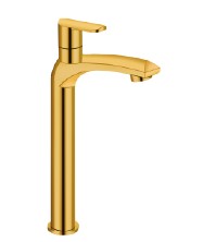 AT-10-GD HIGH-NECK PILLAR COCK,COUNTER-TOP(GOLD,BRASS) - Image 3