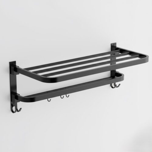 E-414 DOUBLE DECKER SQUARE PIPE BLACK MATT