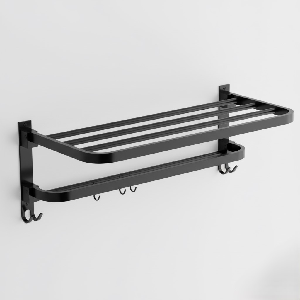 E-414 DOUBLE DECKER SQUARE PIPE BLACK MATT