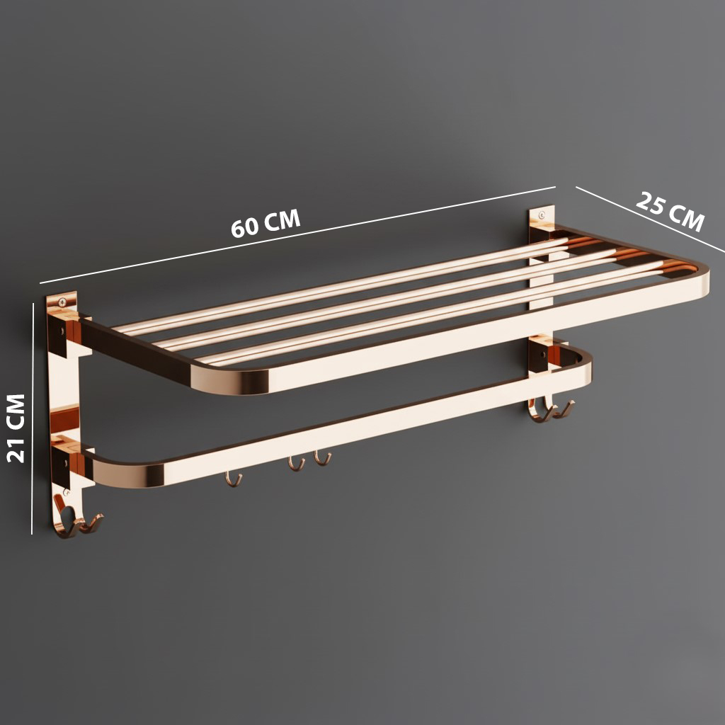 E-414 DOUBLE DECKER SQUARE PIPE ROSE-GOLD (PVD) - Image 6