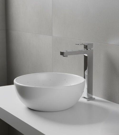IP-10 COUNTER TAP HIGH-NECK PILLAR COCK,DECK MOUNTED HEAVY BODY FAUCET,(BRASS)