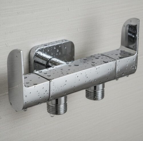 IP-06 WALL-MOUNT 2-WAY ANGLE COCK,STOP COCK,ANGLE VALVE,(BRASS)