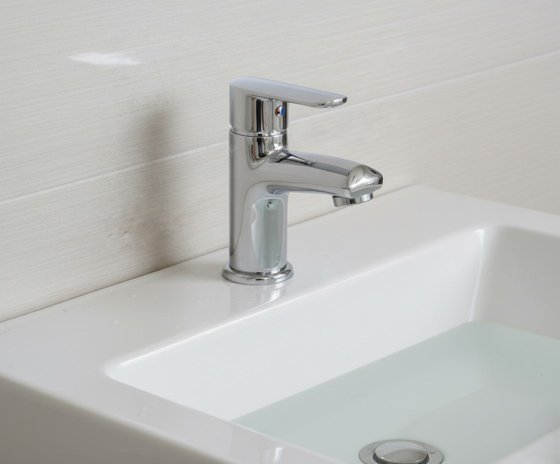 AT-02 Deck Mounted Faucet,Piller Cock,(BRASS)