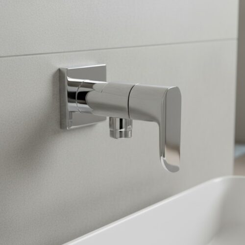 IP-03 WALL-MOUNT ANGLE COCK,BRASS ANGLE VALVE.