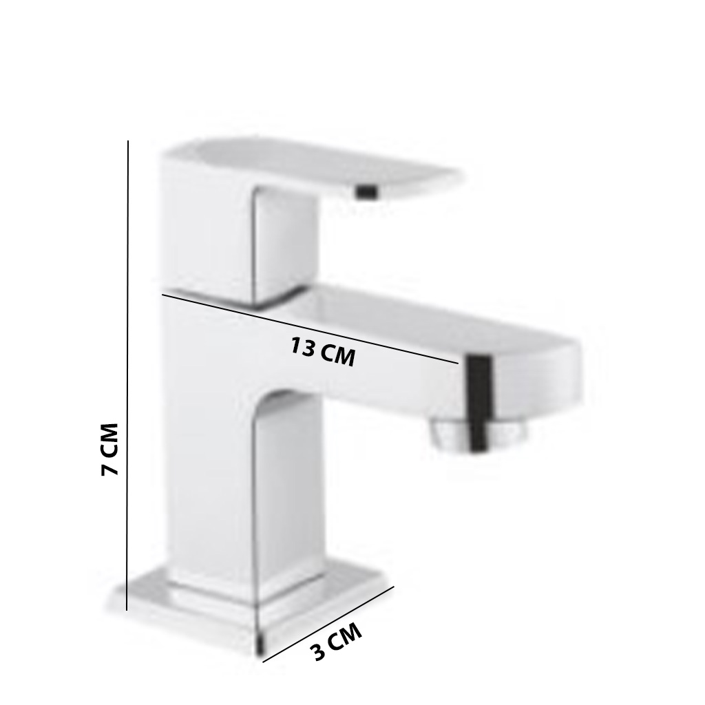 IP-02 SHORT PILLAR COCK,COUNTER TOP.(BRASS) - Image 5