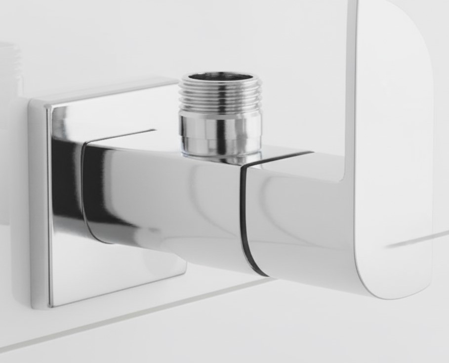 IP-03 WALL-MOUNT ANGLE COCK,BRASS ANGLE VALVE. - Image 3