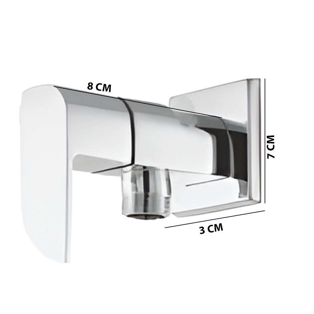 IP-03 WALL-MOUNT ANGLE COCK,BRASS ANGLE VALVE. - Image 5