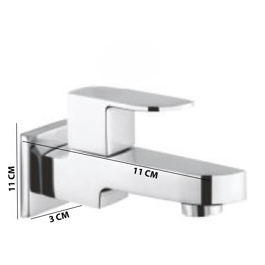 IP-04 WALL-MOUNT LONG BODY BIB COCK,LONG SPOUT TAP,(BRASS) - Image 5