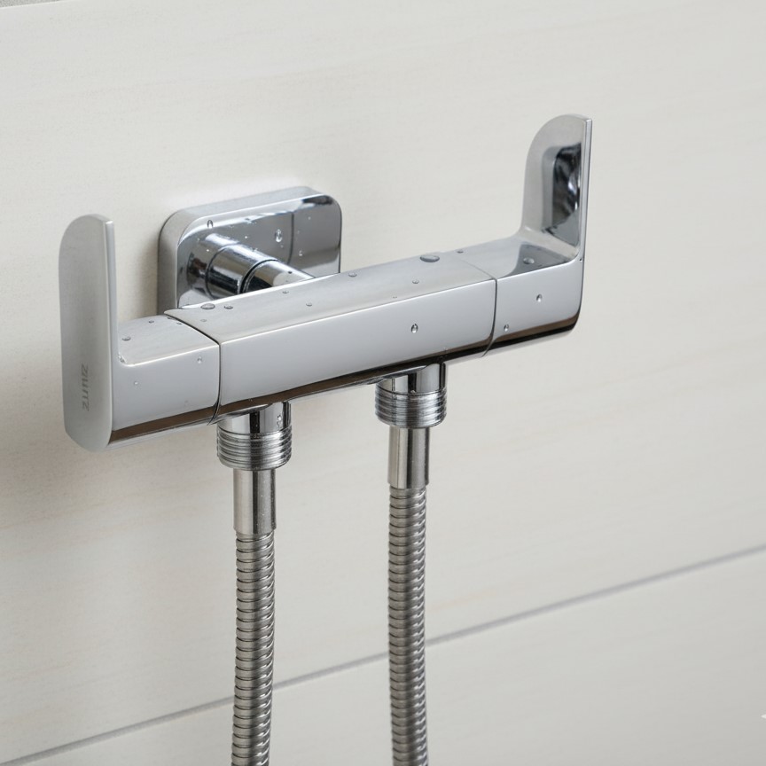 IP-06 WALL-MOUNT 2-WAY ANGLE COCK,STOP COCK,ANGLE VALVE,(BRASS) - Image 4