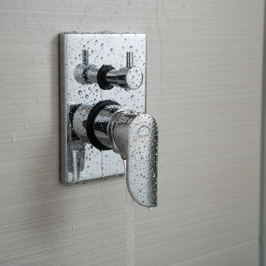 IP-20 Wall-mount single lever concealed bath/shower mixer or diverter - Image 3