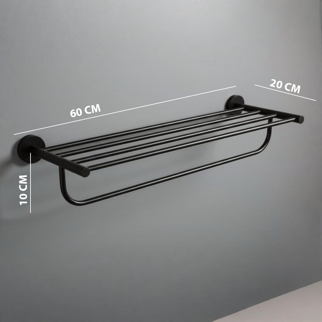 G-1402 TOWEL RACK BRASS (PVD,BLACK) - Image 6