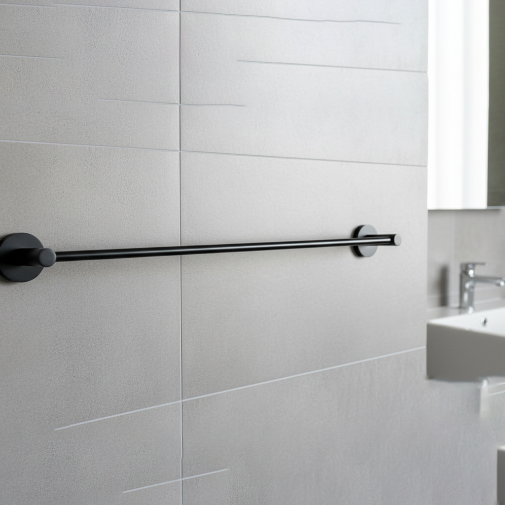 G-1406 TOWEL ROD BRASS (PVD,BLACK) - Image 3