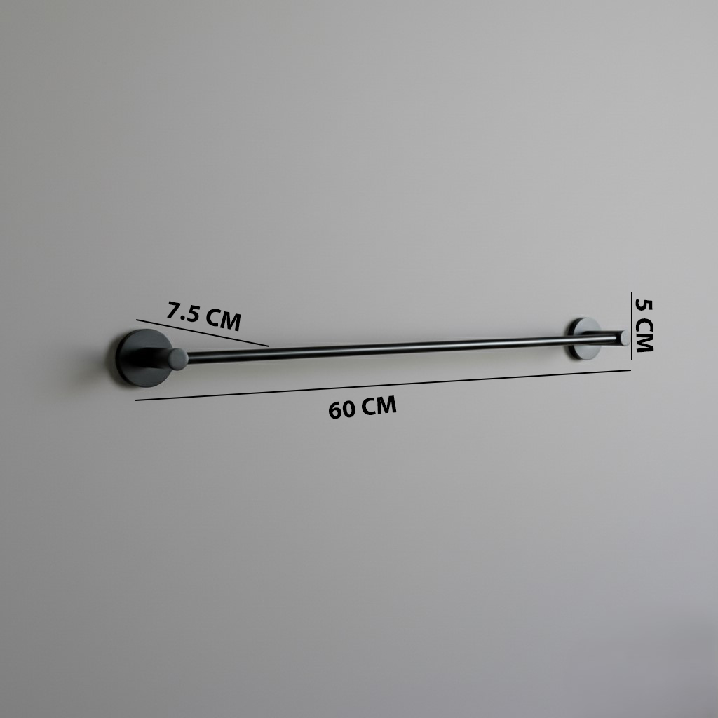 G-1406 TOWEL ROD BRASS (PVD,BLACK) - Image 5