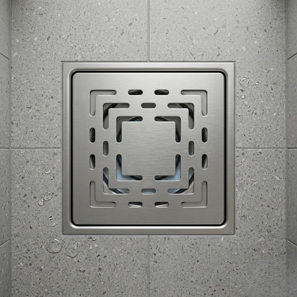 AFTM-02 Premium SS-304 Stainless Steel Square Floor Drain – Anti-Clog & Corrosion Resistant (5x5 Inch) - Image 6
