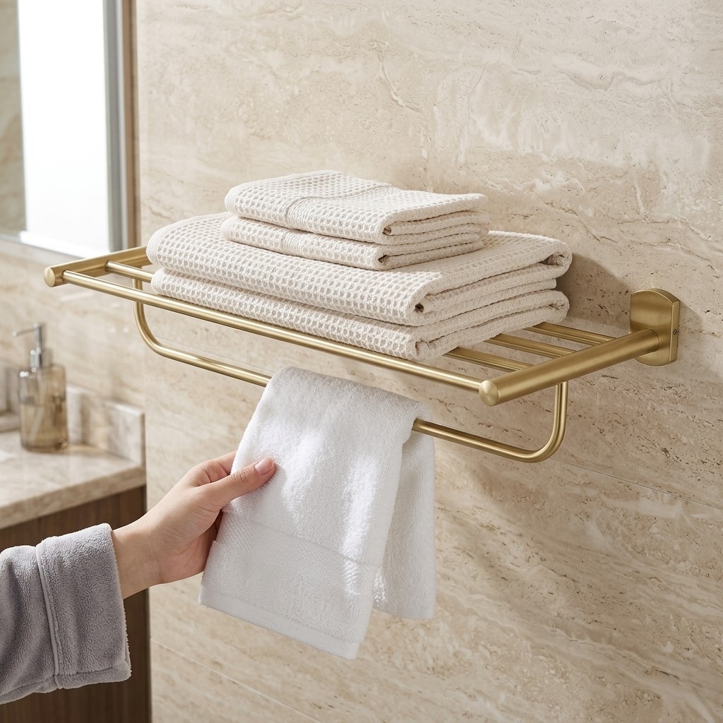 N-401 TOWEL RACK (ANTIQUE) Stainless Steel (304) - Image 2