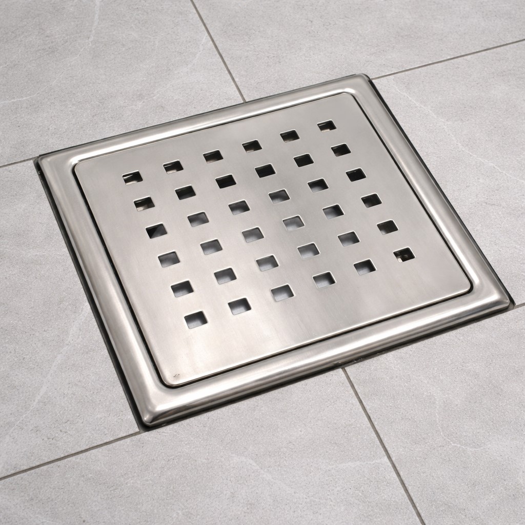 AFTM-01 Premium SS-304 Stainless Steel Square Floor Drain – Anti-Clog & Corrosion Resistant (5x5 Inch) - Image 7