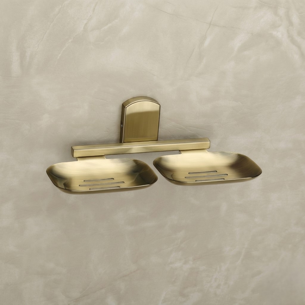 N-407 DOUBLE SOAP DISH (ANTIQUE) Stainless Steel (304)
