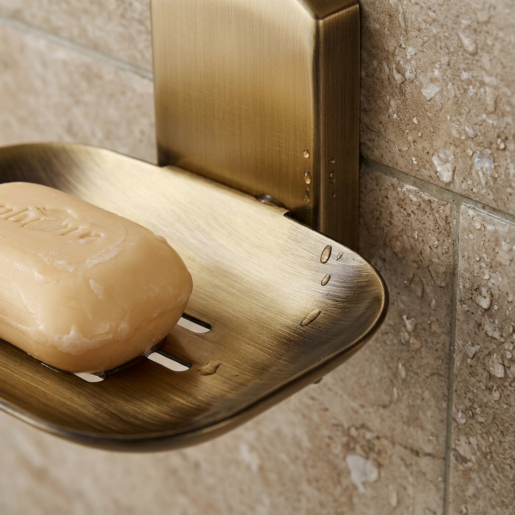 N-408 SOAP DISH (ANTIQUE) Stainless Steel (304) - Image 3