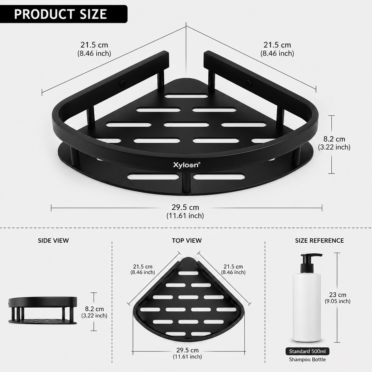 G-1233 BLACK ALUMINIUM CORNER - Image 9